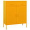 Lady Jillian -  Storage Cabinet Mustard Yellow 80x35x101,5 cm Steel - Model 2